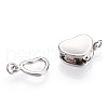 925 Sterling Silver Box Clasps STER-T007-10P-2