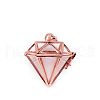 Brass Bead Cage Pendants BECA-PW0001-06C-1