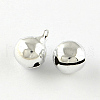 PVD Vacuum Plating Brass Bell Charms Pendants X-KKB-R002-10mm-08-1