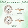 10Pcs Alloy Rhinestone Shank Buttons FIND-FG0003-20KCG-2