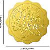 Self Adhesive Gold Foil Embossed Stickers DIY-WH0211-179-2