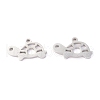 Non-Tarnish 304 Stainless Steel Pendants STAS-O142-64P-1