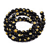 Round Millefiori Glass Beads Strands LK-P001-31-2