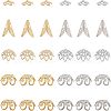 80 PCS 304 Stainless Steel Flower Bead Cap STAS-UN0004-42-1