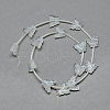 Smelting Quartz Crystal Beads Strands G-T014-06-1-2