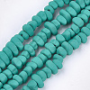 Spray Painted Non-magnetic Synthetic Hematite Beads Strands G-T116-19-04-1