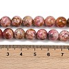 Natural Rhodonite Beads Strands G-G206-A02-8mm-5