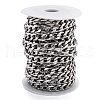Tarnish Resistant 304 Stainless Steel Cuban Link Chain STAS-B019-01P-3