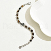 Natural Tiger Eye & Non-magnetic Synthetic Hematite Bead Bracelets for Daily Wear and Parties EA3590-1-1