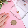 Beebeecraft 2Pcs 925 Sterling Silver Spring Gate Rings STER-BBC0006-41B-3