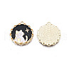 Alloy Enamel Pendants ENAM-N055-102A-3