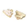 10Pcs 5 Styles Alloy Enamel Pendants FIND-FS0002-32-2