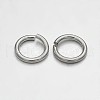 Brass Open Jump Rings KK-E647-17P-3mm-2