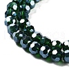 Electroplate Transparent Glass Beads Strands EGLA-A035-T6mm-A10-3