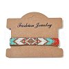 Bohemian Style Handmade Glass Seed Beads Bracelets for Men Women KS7807-1