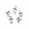 Non-Tarnish 304 Stainless Steel Cup Peg Bails Pendants STAS-S057-55-1