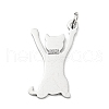 Non-Tarnish 304 Stainless Steel Pendants STAS-E205-03P-1