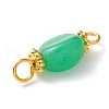 Natural Chrysoprase Links Connectors PALLOY-JF01091-06-2