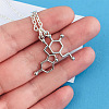 Alloy Chemical Symbol Pendant Necklaces for Women FS-WG3AB2F-01-2