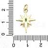 Brass Micro Pave Cubic Zirconia Pendants KK-Z100-17G-3
