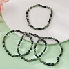 Natural Moss Agate Beads Stretch Bracelets XZ8284-1-1