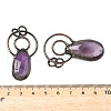 Natural Amethyst Big Pendants G-L623-01R-3