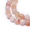 Natural Cherry Blossom Agate Beads Strands G-I249-B01-01-3