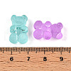 Frosted Transparent Acrylic Beads FACR-N006-01-3
