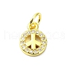 Brass Micro Pave Cubic Zirconia Pendants KK-H475-29A-01G-1