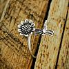 Dragonfly with Sunflower Alloy Adjustable Cuff Rings for Women FS-WG7FBB0-01-3