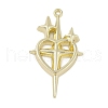 Golden Alloy Pendants PALLOY-U003-09G-06-1
