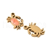304 Stainless Steel Enamel Charms STAS-Z139-03G-04-2