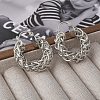Brass Hoop Earring for Women EJEW-L288-002P-1