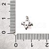 Brass Micro Pave Cubic Zirconia Pendants KK-D356-07H-P-3
