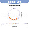 12Pcs Glas Seed Locking Stitch Markers HJEW-CA00014-2