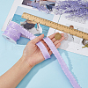 FIBLOOM 10 Yards Polyester Pleated Edged Ribbon for Clothing Decoration DIY-FI0001-13D-3