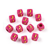 Plating Acrylic Beads OACR-N140-01A-J-1