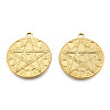 Ion Plating(IP) 201 Stainless Steel Pendants STAS-N098-214LG-3