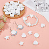 Olycraft 150Pcs 3 Styles Wood Beads WOOD-OC0003-72-5