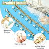 Sea Animal Theme Shell & Crab Iron & Alloy Chain Bag Handles FIND-CJ00005-3