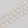 Handmade Glass Beaded Chains KK-I647-15H-1