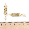 Brass Pendants KK-P300-17G-3