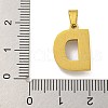 Ion Plating(IP) 304 Stainless Steel Pendants STAS-U024-01D-3