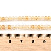 Natural Yellow Quartz Beads Strands G-S387-A03-3x4mm-5