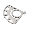 304 Stainless Steel Pendants STAS-S174-35P-2
