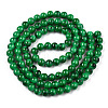 Baking Painted Glass Round Bead Strands DGLA-Q019-8mm-52A-2