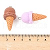 Opaque Resin Pendants RESI-G107-02-3
