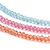 Transparent Painted Glass Beads Strands DGLA-A034-T2mm-A11-3