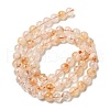 Natural Citrine Beads Strands G-S362-105B-7