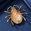 Beatles Alloy Rhinestone Brooches for Backpack Clothes PW-WGB4875-01-4